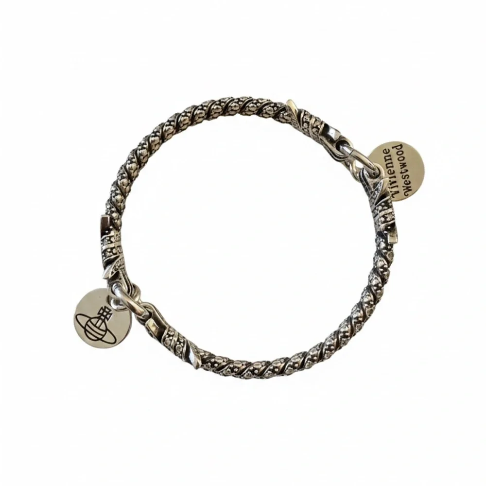 Vivienne Westwood Silver Bangle with Dust Bag